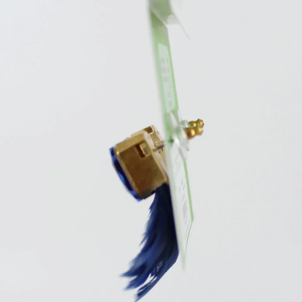 NWT kate Spade New York Feather Drop Earrings, Navy